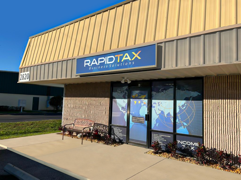 Fachada Exterior de Rapid Tax en Kissimmee FL